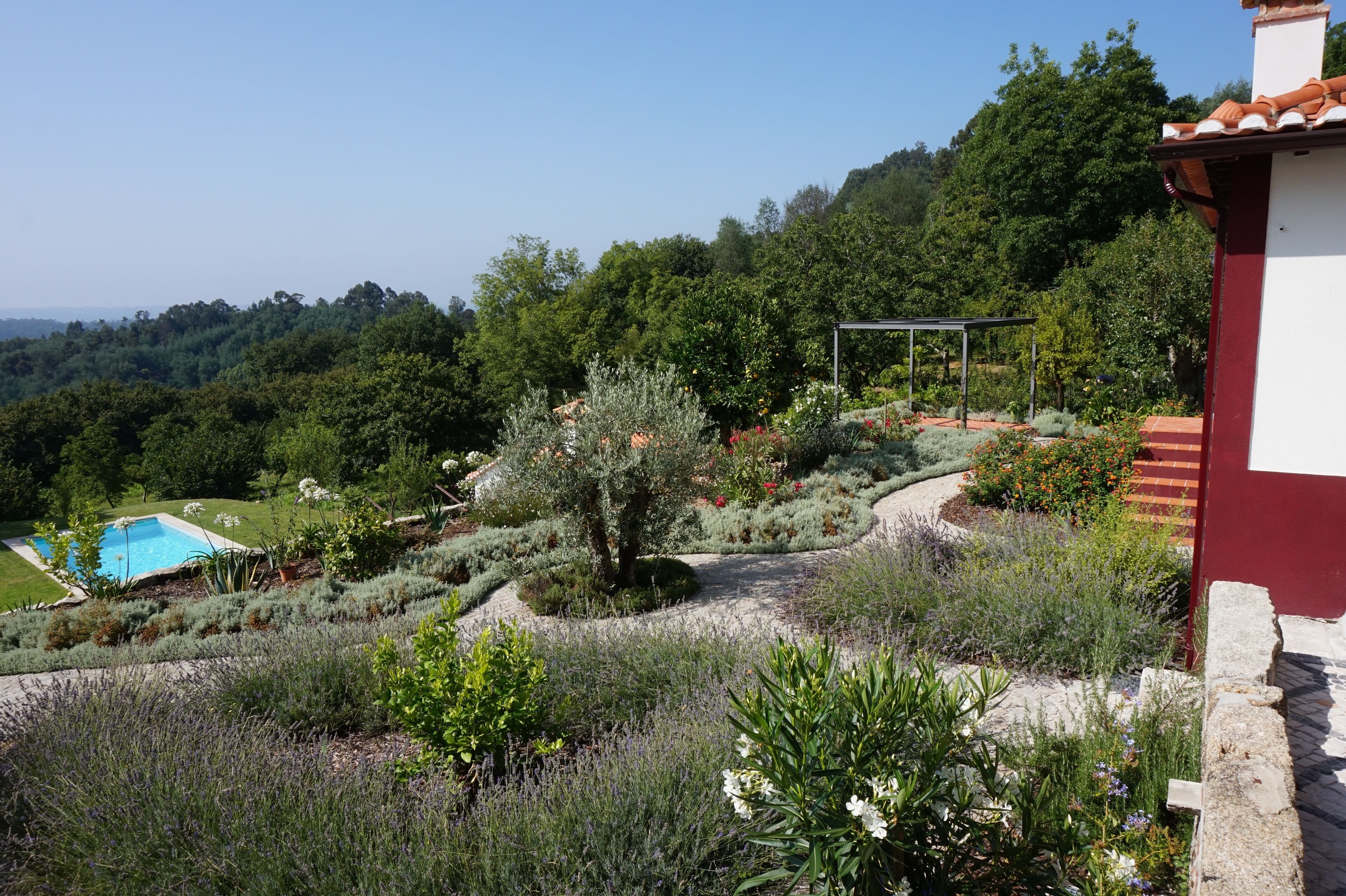 View gardens form courtyard