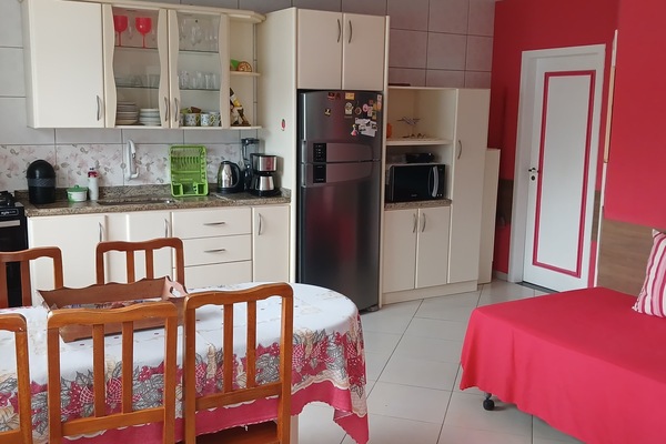 Family Apartment, Kitchen, City View | Private kitchen | Fridge, microwave, blender, cookware/dishes/utensils