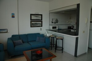Fernseher, DVD-Player, Bücher