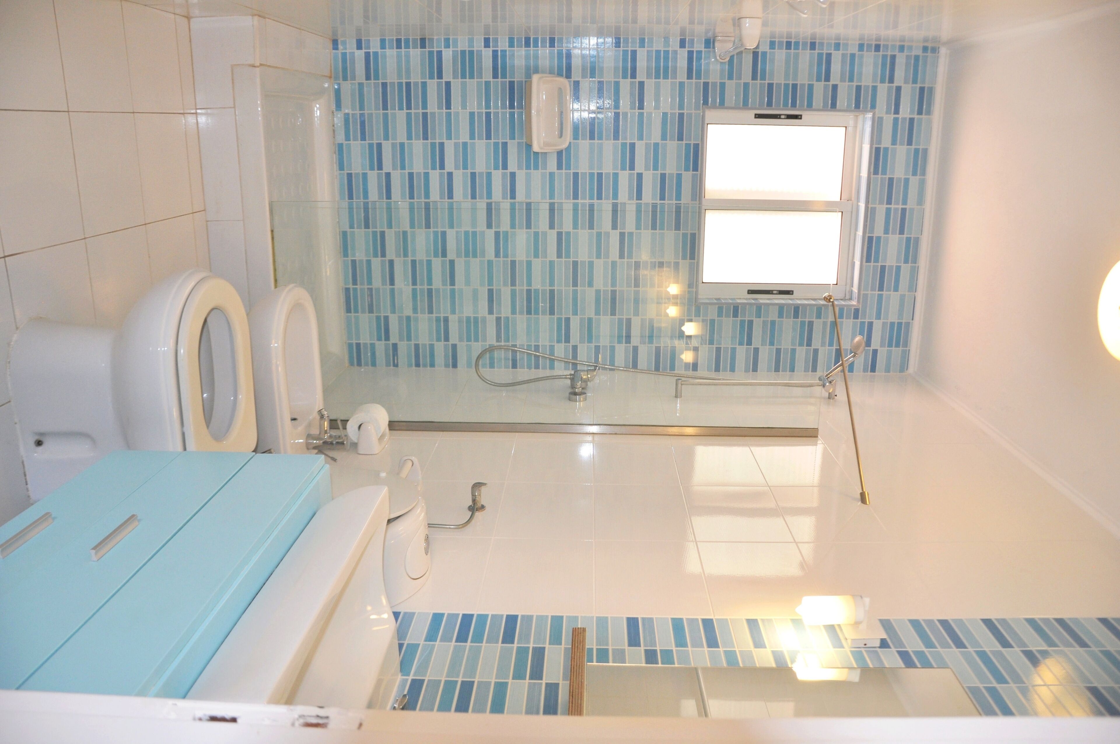 Dusche, Haartrockner, Bidet, Handtücher