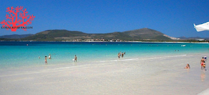 Playa en los alrededores y toallas de playa 