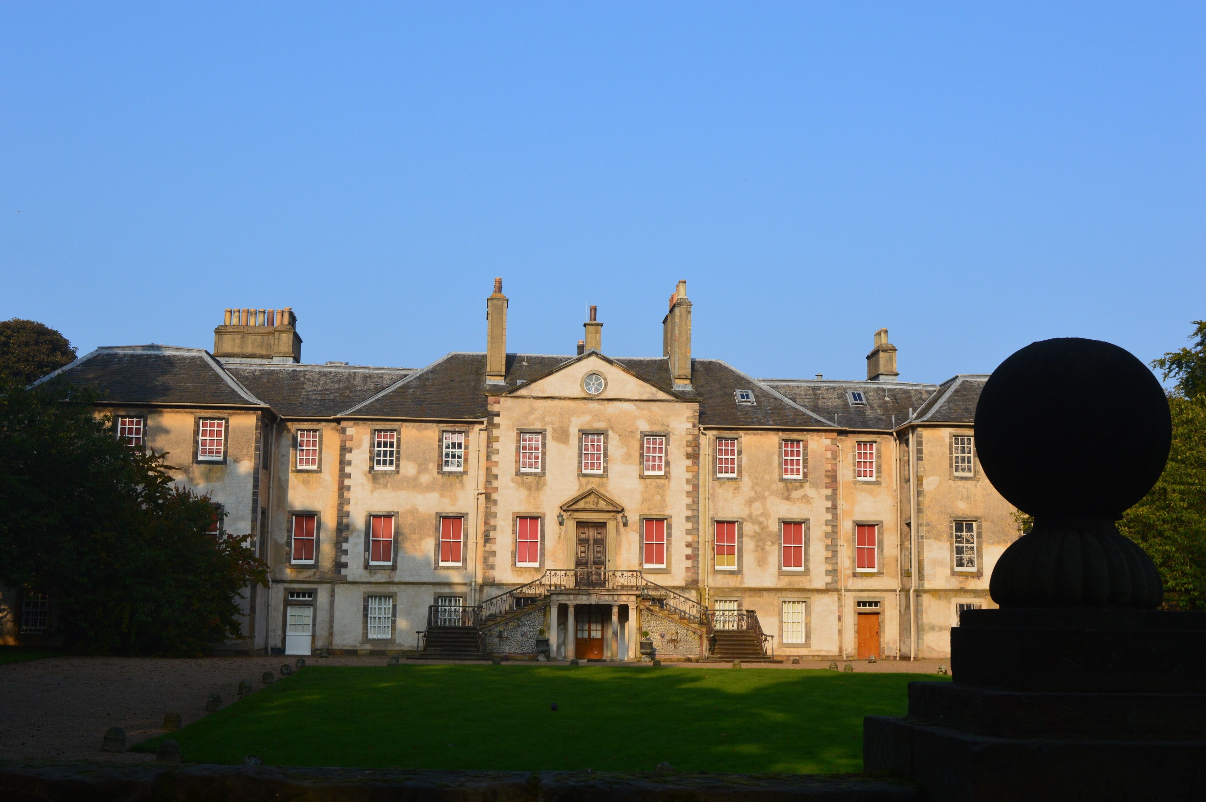 Newhailes house, 17th century National Trust property five minutes away