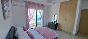 5 bedrooms, in-room safe, desk, iron/ironing board - Luxury 5 bedroomed beach-front villa with amazing unobstructed sea views!  (Ayia Thekla)