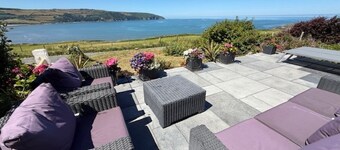 3-sengs hytte med spektakulær sjøutsikt