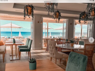 Very spacious family villa with large private heated pool & beautiful sea views