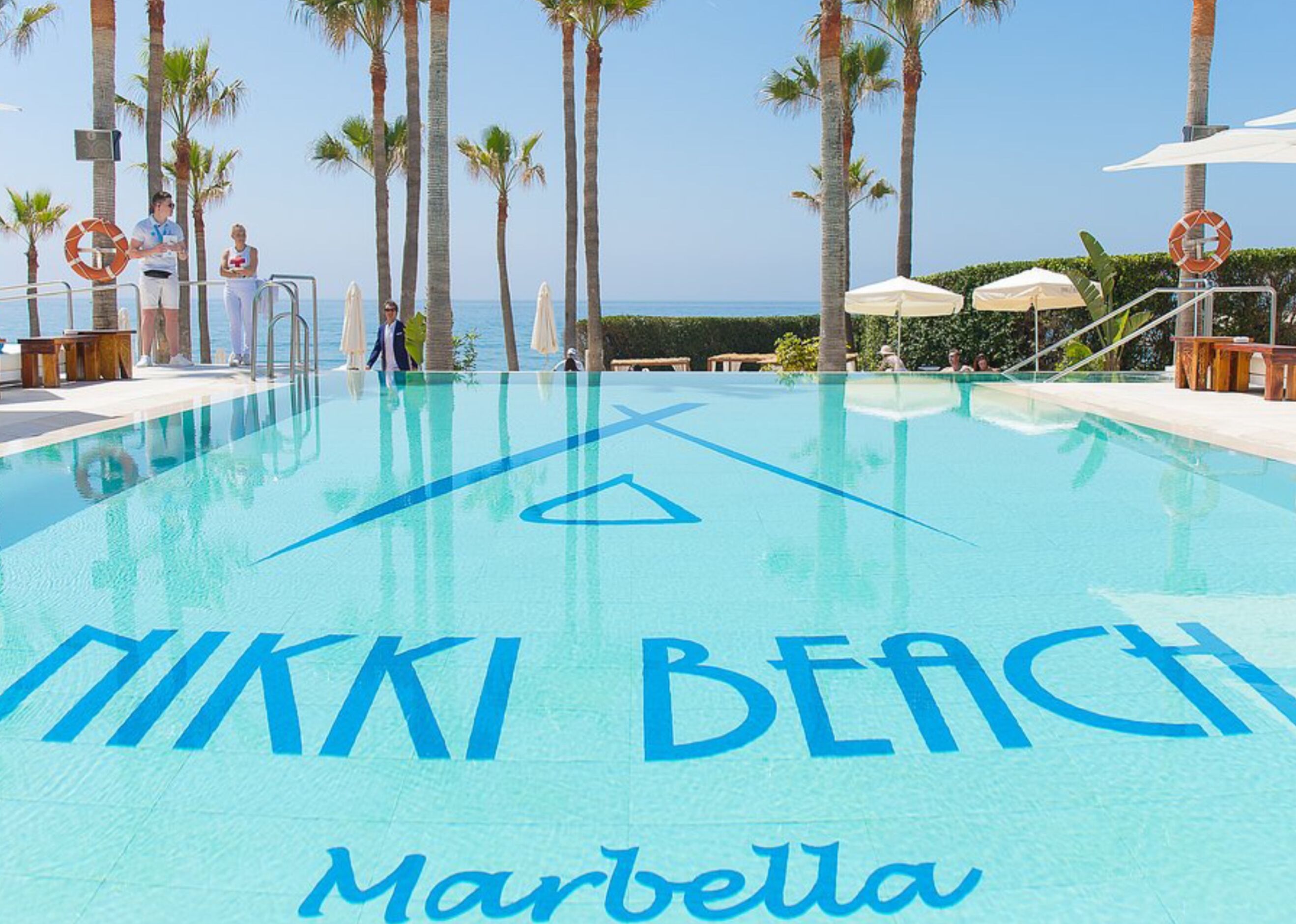 Una piscina riscaldata