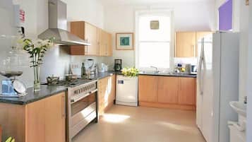 Freezer, dining tables