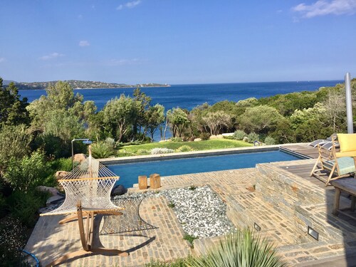 Wunderschöne Meerblick-Villa Porto Vecchio mit Pool und Meerzugang