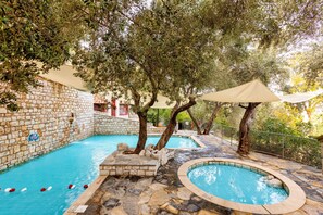 Indoor pool, outdoor pool
