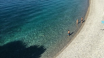 Vlak bij het strand