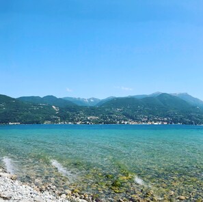 Beach nearby, sun-loungers