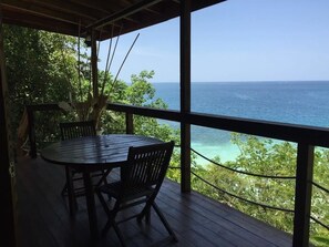 Deluxe-studio (Saint Soleil) | Terassi/patio