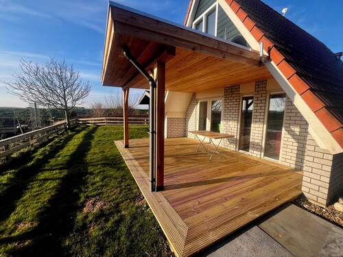 Freistehendes Ferienhaus für 6 Personen mit Garten nahe Wattenmeer & Strand