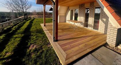 Freistehendes Ferienhaus für 6 Personen mit Garten nahe Wattenmeer & Strand