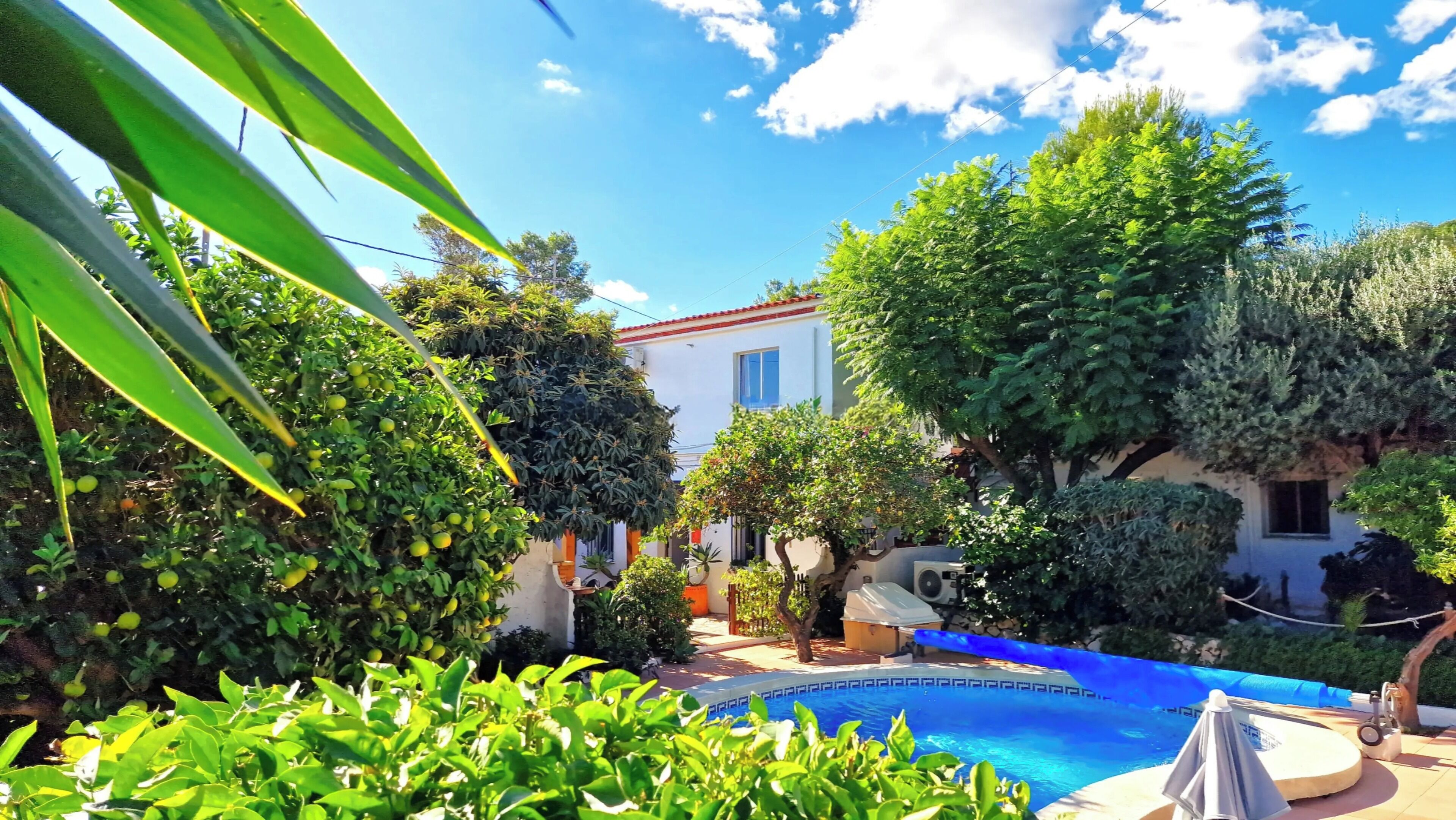 Piscine extérieure, piscine chauffée