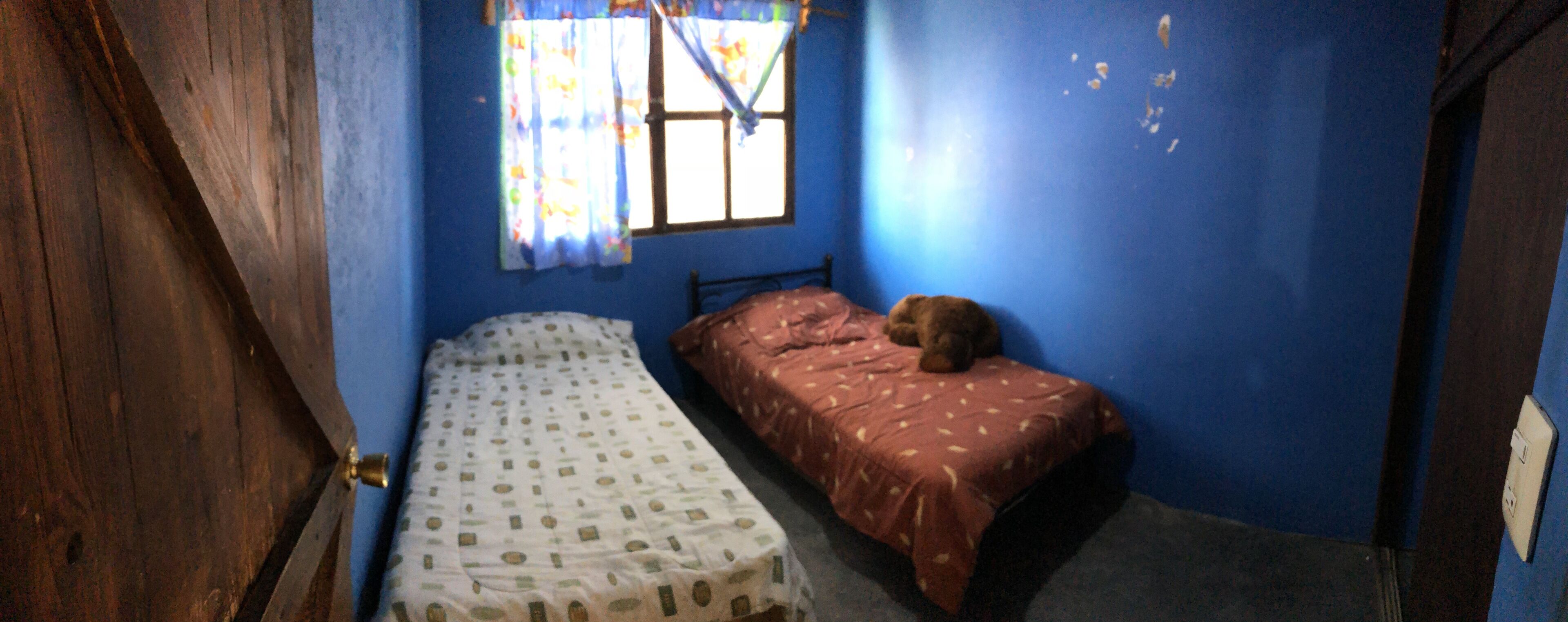 House on a farm near the city of Puebla