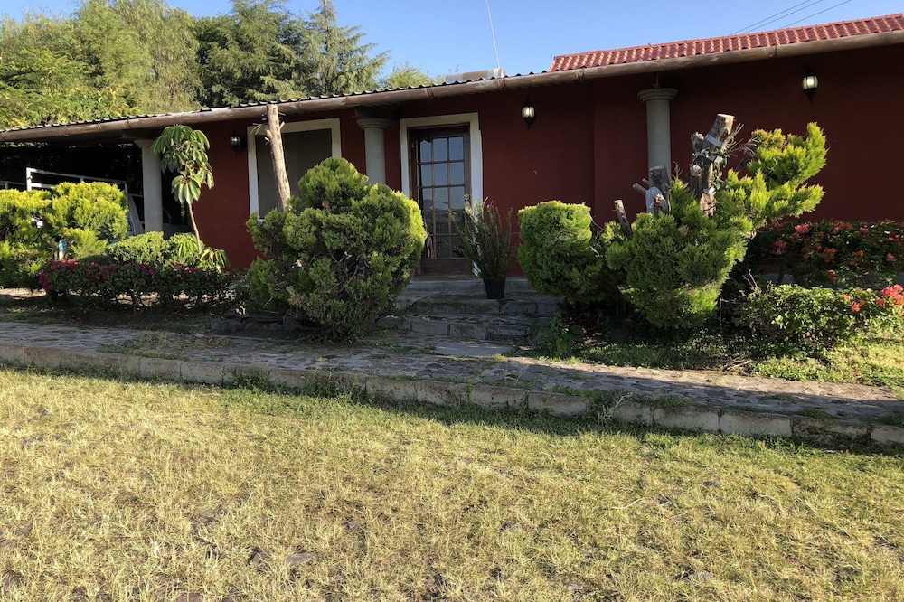 House on a farm near the city of Puebla