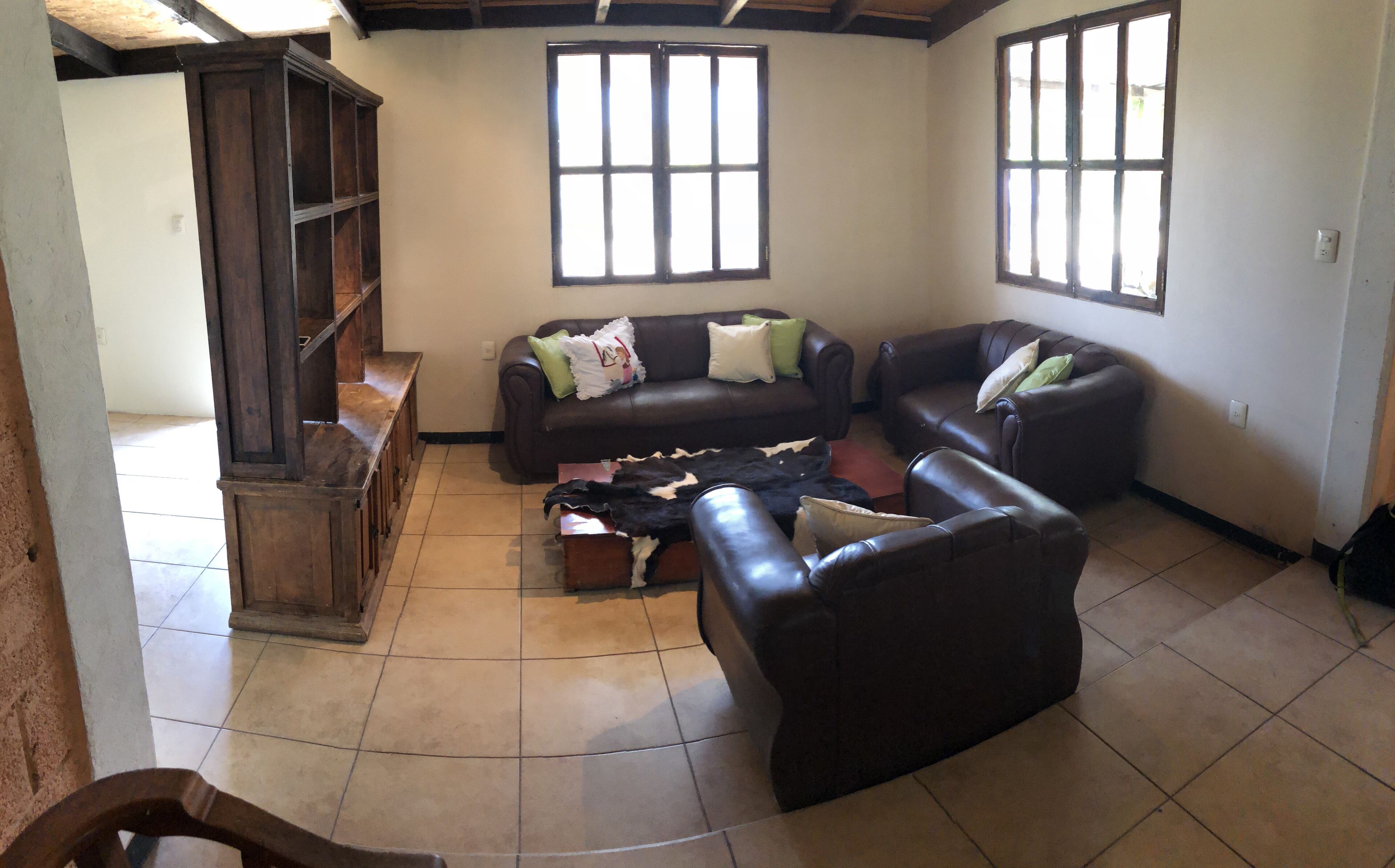 House on a farm near the city of Puebla