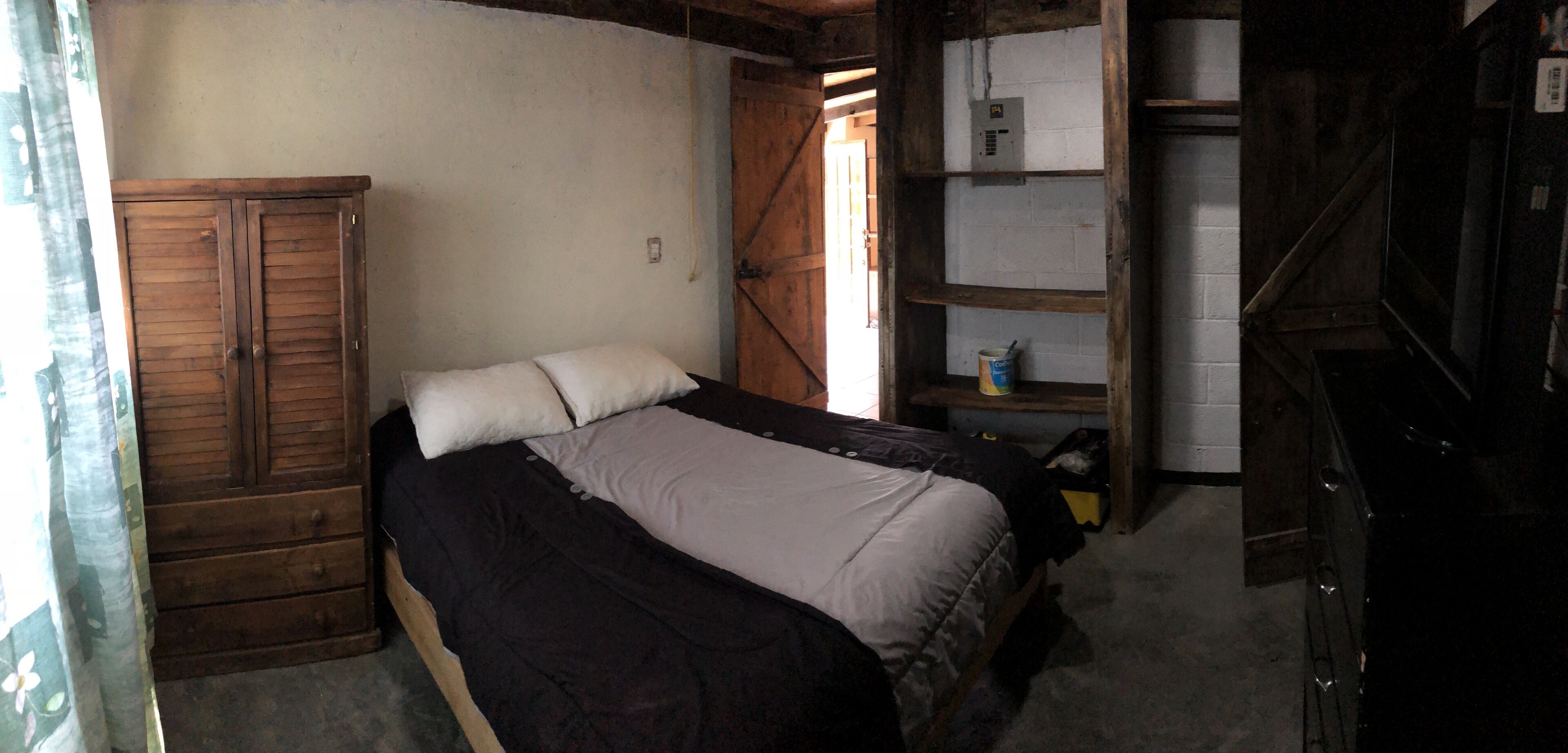 House on a farm near the city of Puebla