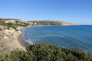 Beach nearby, sun-loungers