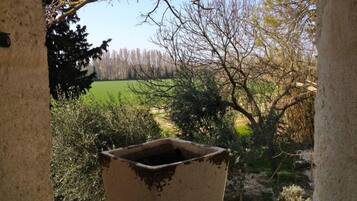 Vue depuis lâhĂ©bergement