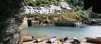 Impresionante casa junto al mar, espectaculares vistas al mar de largo alcance en Polperro