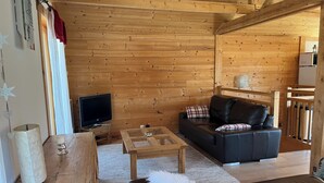 Living area - House with garden (Chamonix-Mont-Blanc)