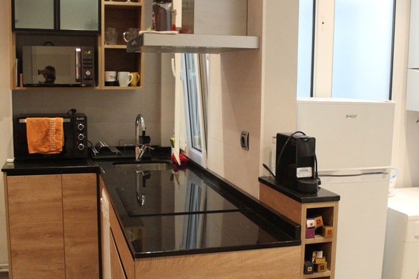 Frigorífic, microones, forn i placa de cuina