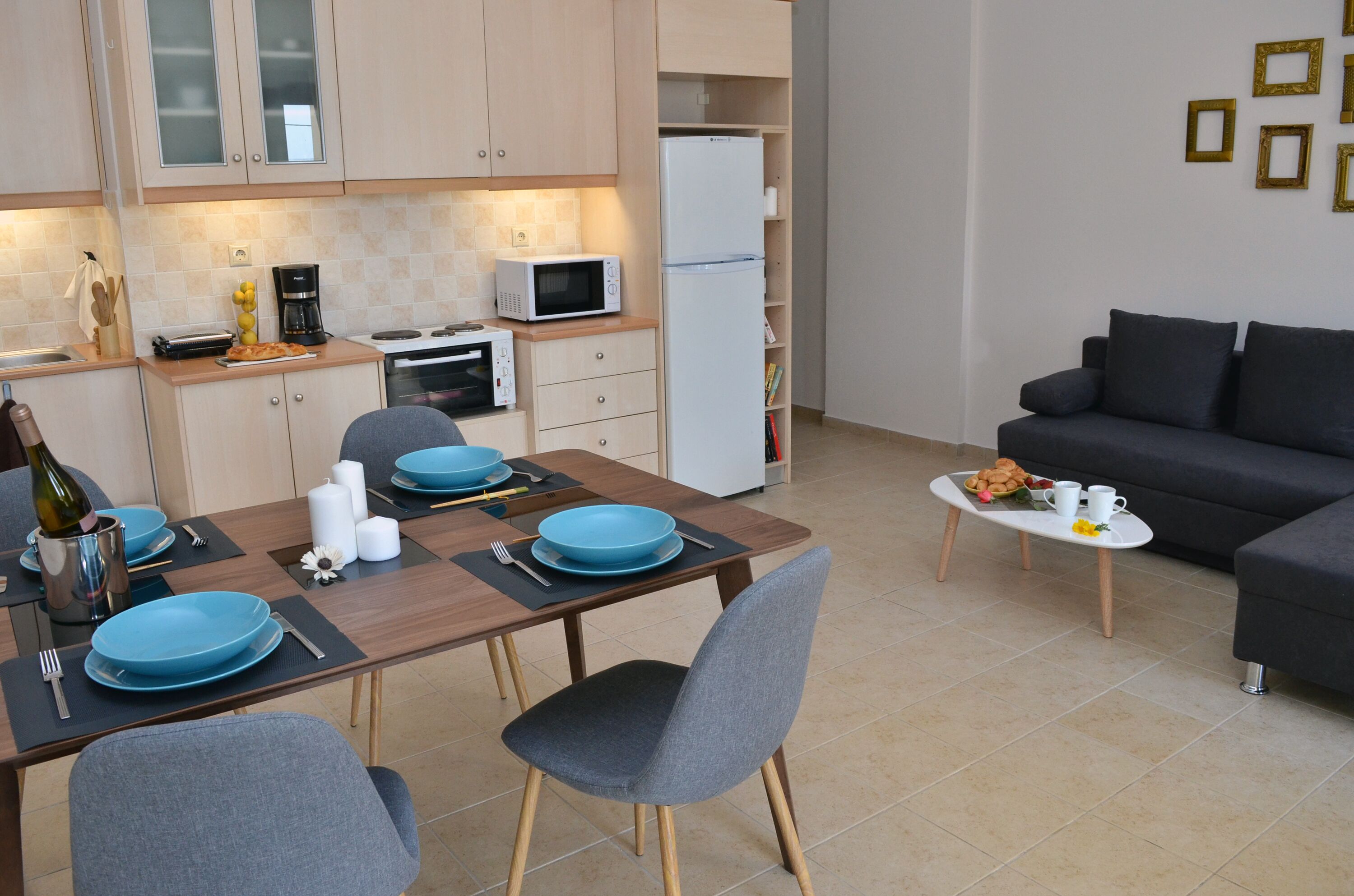 Modern apartment, 15 minutes walk from Chersonisos center