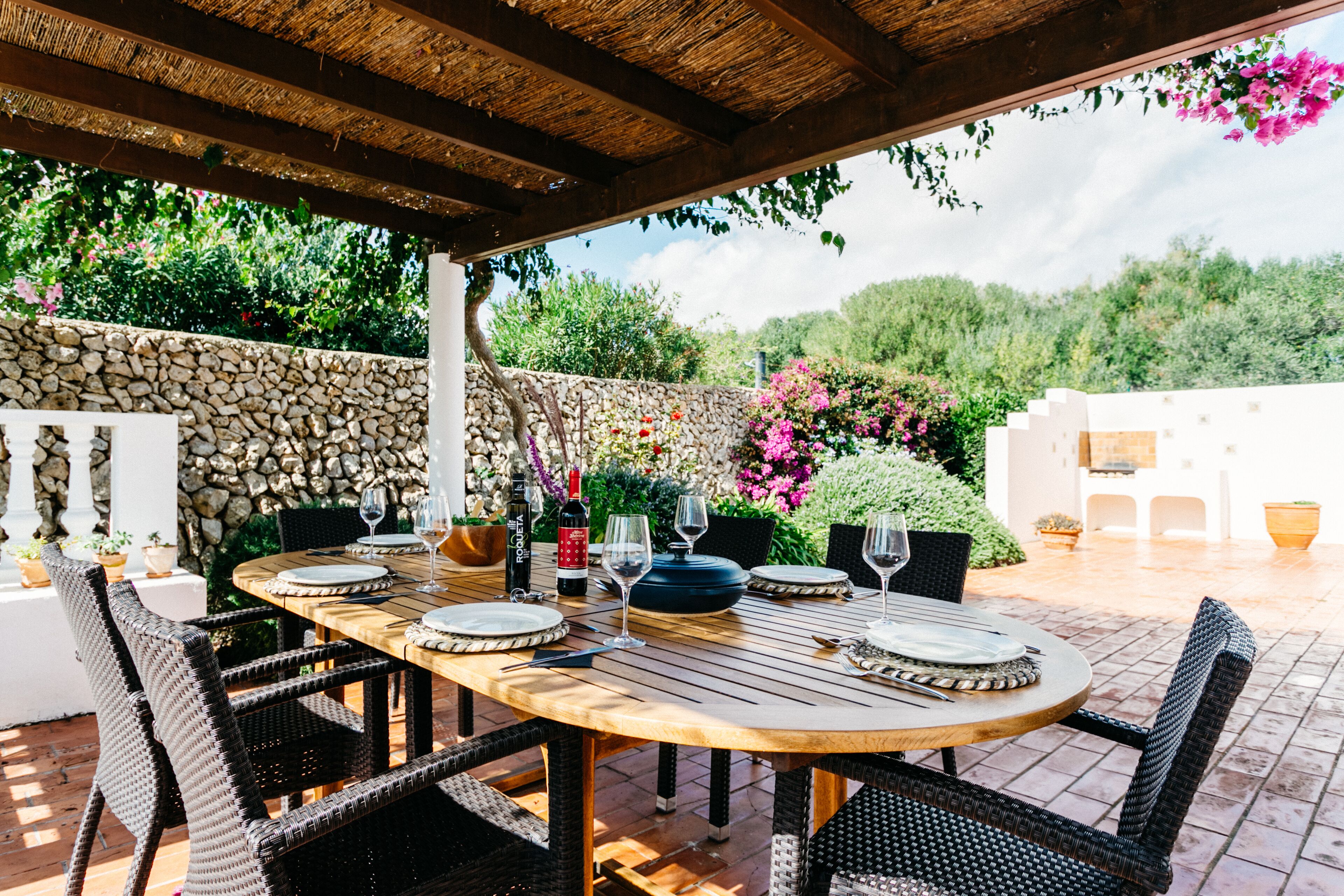 Villa with Private Pool set in Mature Gardens in Trebeluger Es Castell