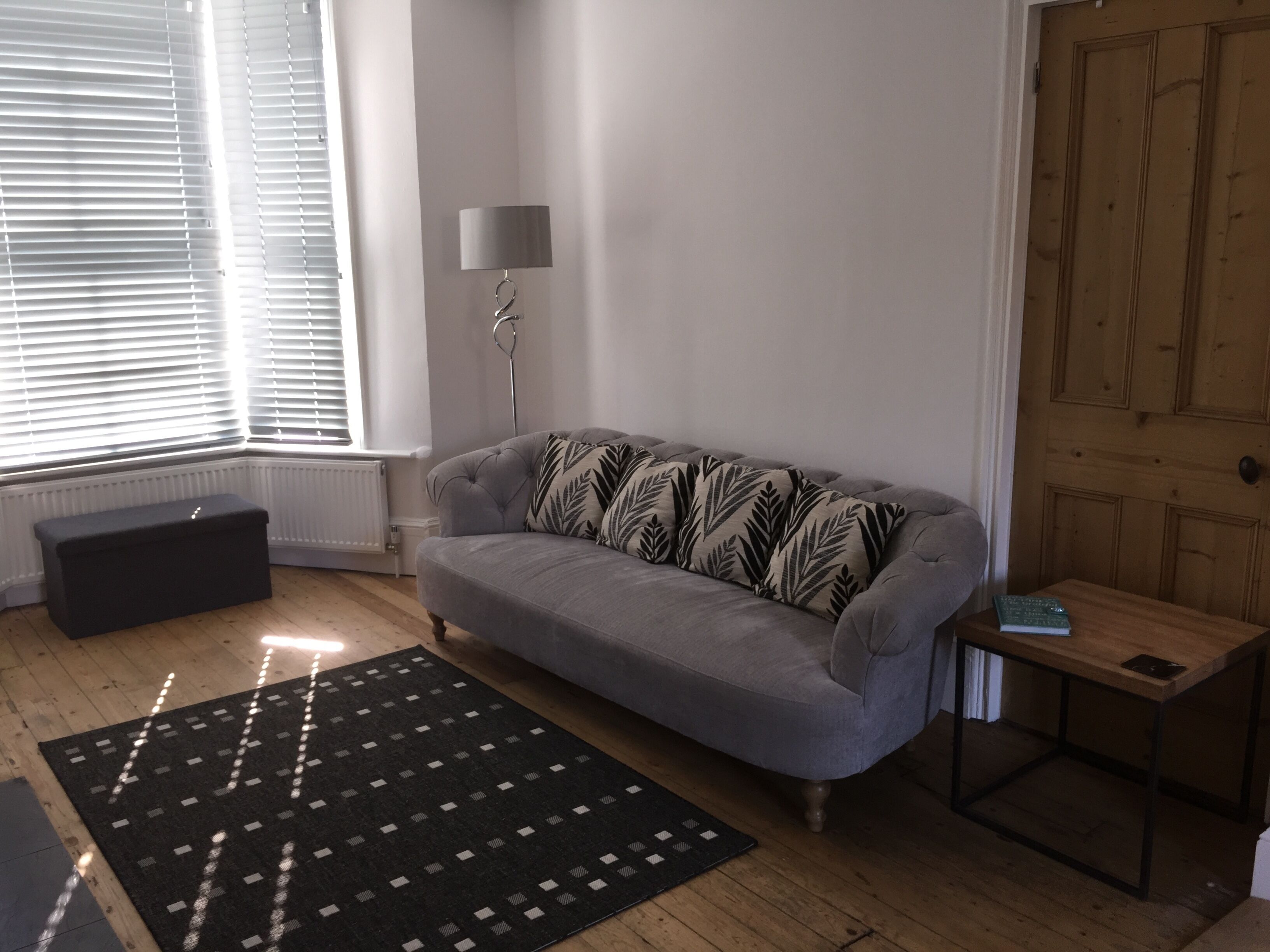 Smart TV, fireplace, DVD player, books