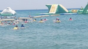 Beach nearby, sun-loungers