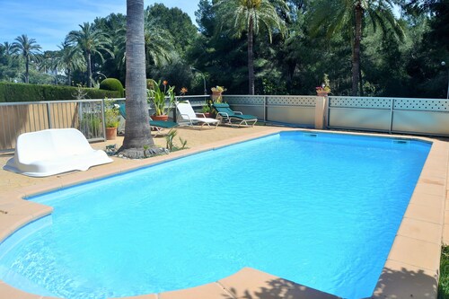 MAISON AVEC PISCINE à 100 mètres de la plage avec A / A, à Costa Calma, Calvia, Majorque