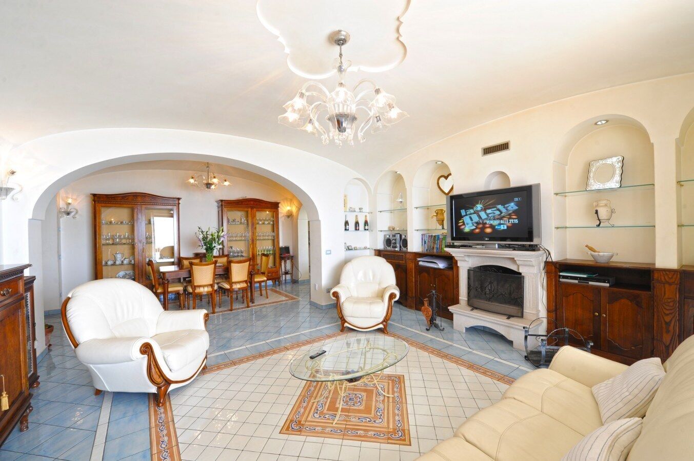 View of the sea from the balcony