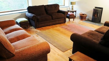 電視、壁爐、書籍、音響