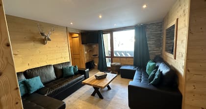 CHARME WOHNUNG 96m² Fußweg (12/14 Personen - 6CH, 5 SDB, 3 WC) VAL THORENS