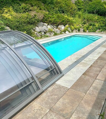 Hillside villa with private pool