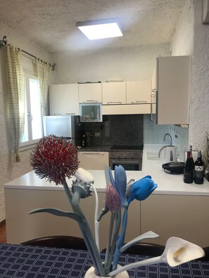 Fridge, microwave, oven, stovetop - Alghero Villa Smeralda - Total relaxation and privacy - CIN IT090003C2000P4633 (Alghero)