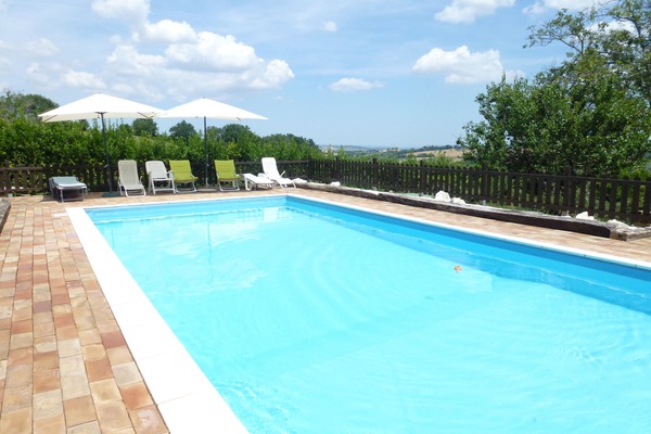 swimming pool with view