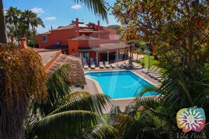 Outdoor pool, a heated pool - VILLA ON THE NATURAL PARK AND CLOSE TO BEACH, BEAUTIFUL GARDEN AND HEATED POOL (MONTENEGRO)
