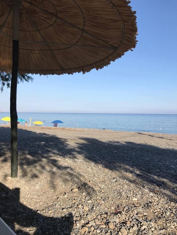 On the beach
