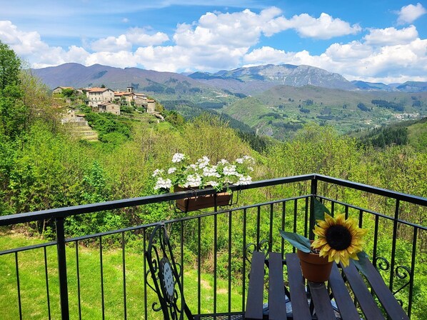 Property grounds - Private pool, big views, pure peace. Sleeps 8, 4 bedrooms/4 bathrooms. Wi-Fi (Camporgiano)