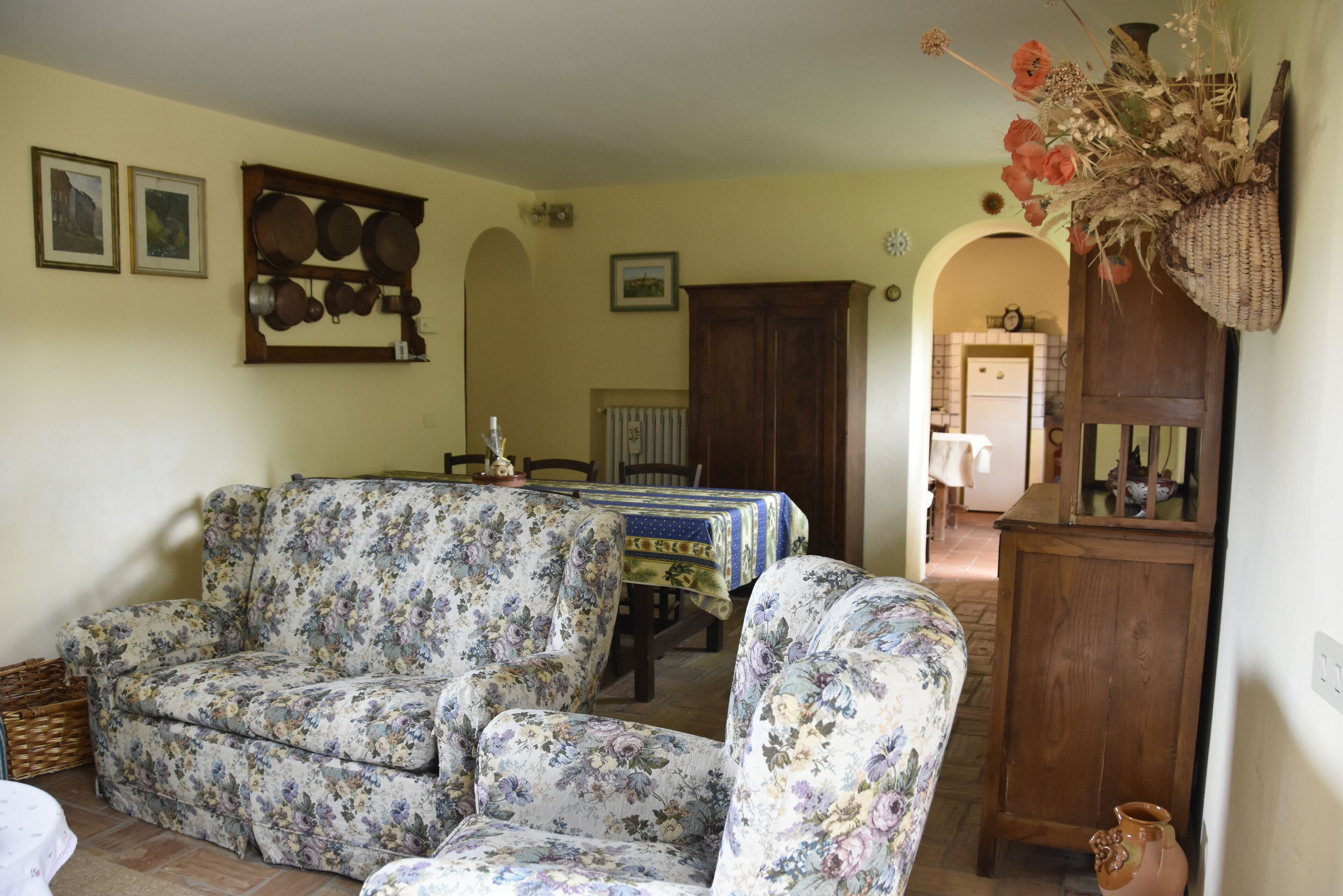 Typical house in countryside between Orvieto and lake Bolsena