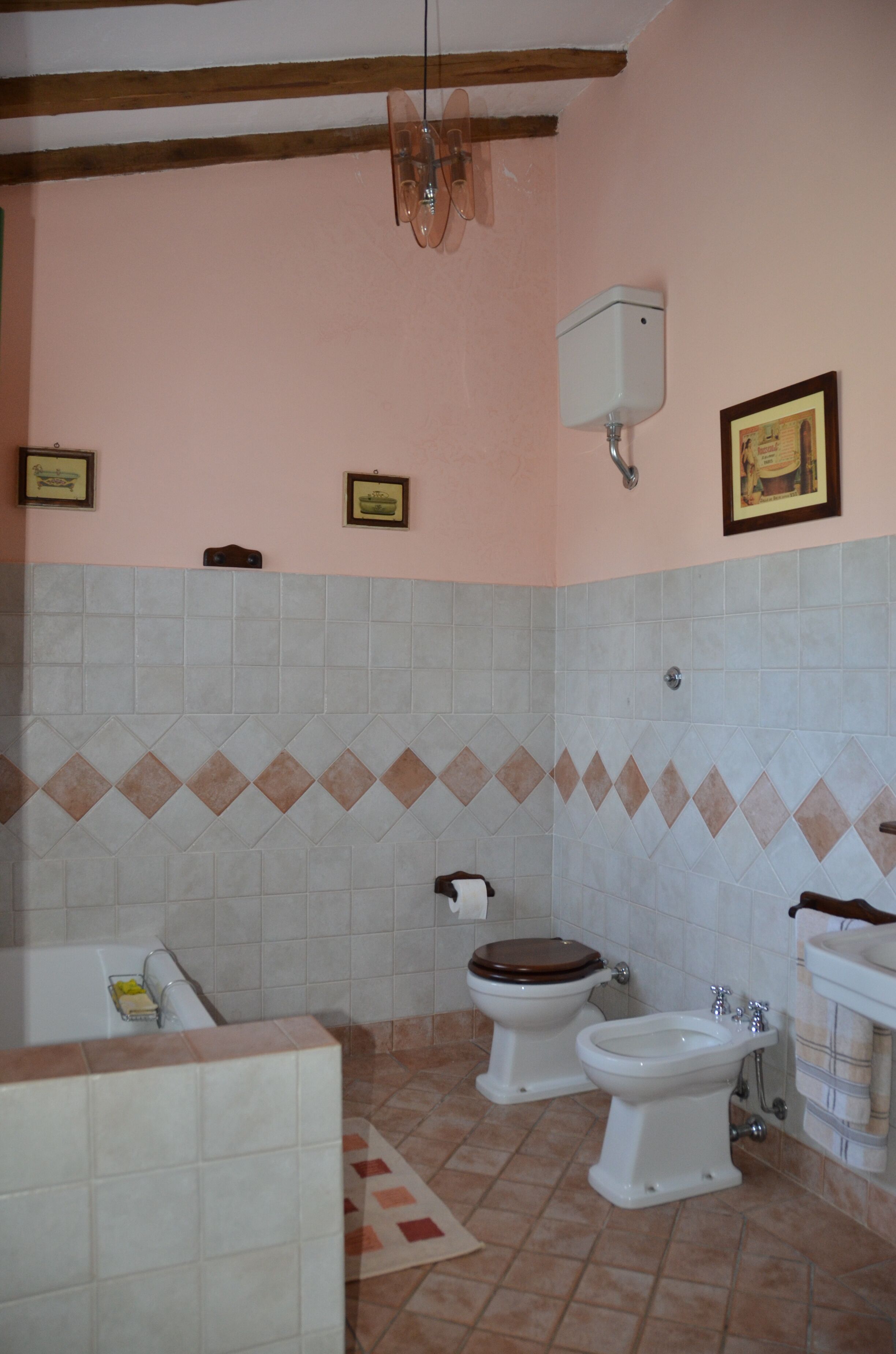 Typical house in countryside between Orvieto and lake Bolsena