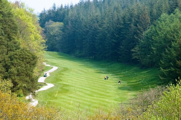Superb golf course views