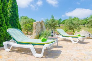 Terrace/patio - SES VELLETES 7 - Villa with private pool in Artà. (Artà)