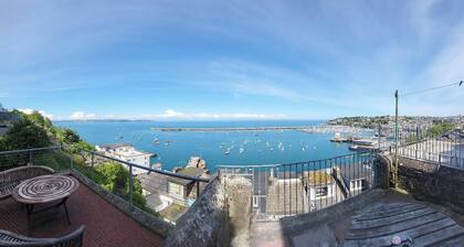 Spacious town house with commanding views over all of Torbay.