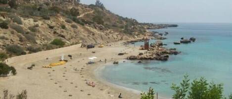 Beach nearby, beach towels