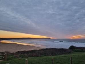Beach nearby, sun-loungers