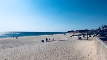 Vlak bij het strand